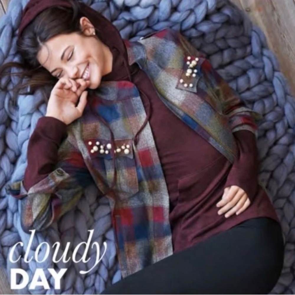 CAbi 3555 Plaid Collage Jacket Fall 2018